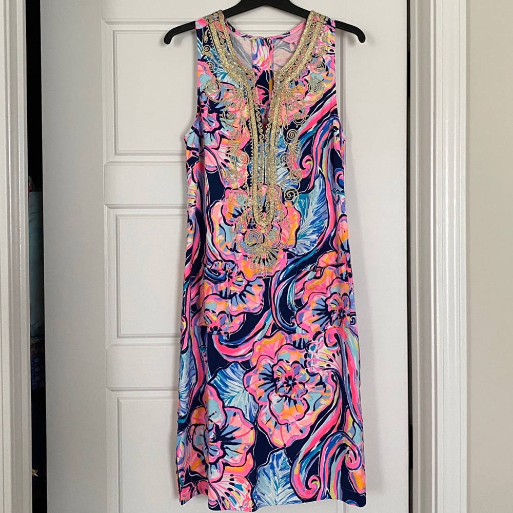 NWT Lilly Pulitzer Racerback Stretch Shift Dress